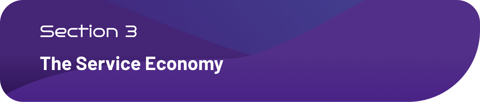 Section 3 — The Service Economy